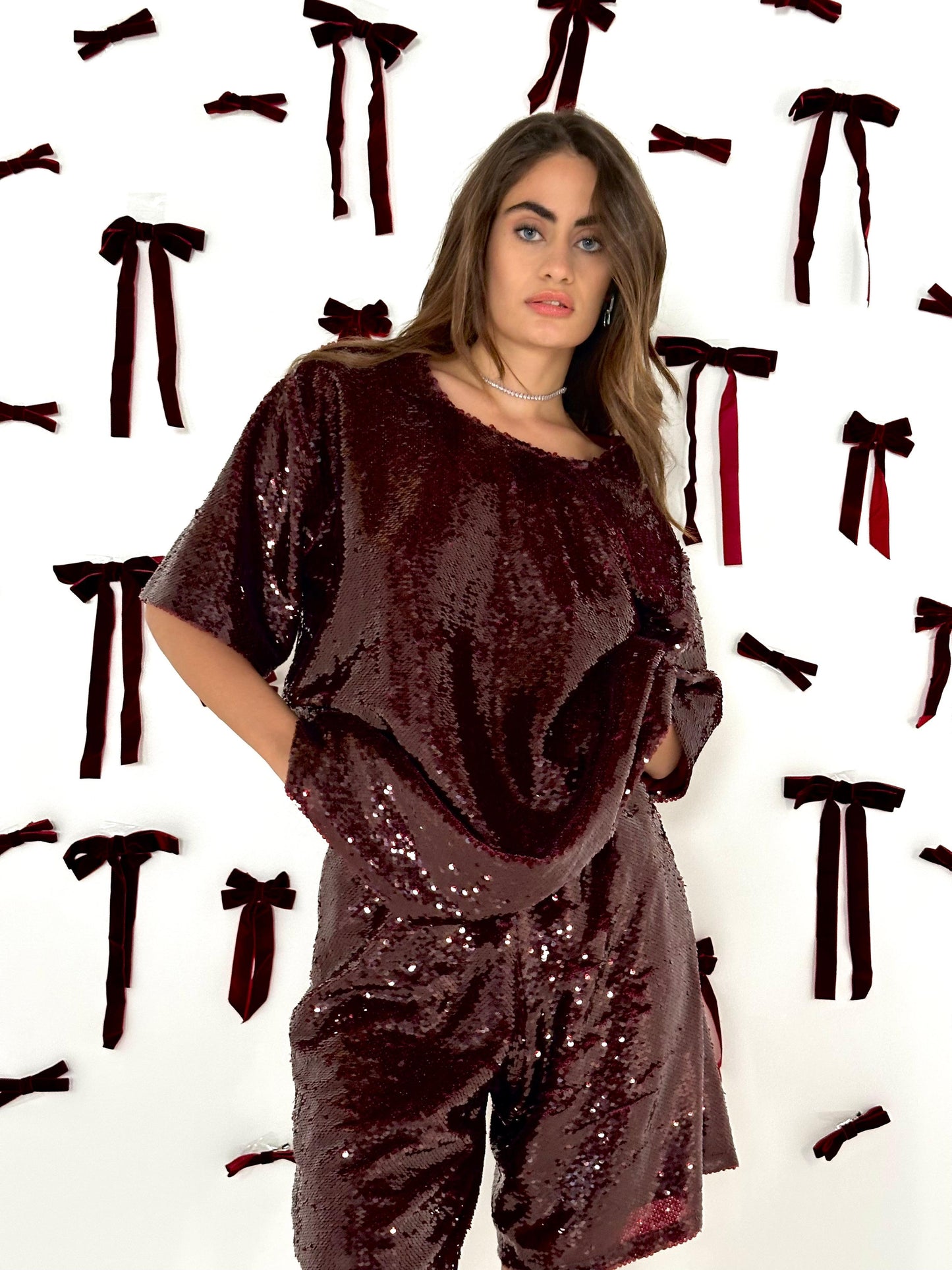 Glossy Maroon
